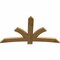 Ekena Millwork Davenport Rough Sawn Timber Gable Bracket, Western Red Cedar, 72"W x 42"H x 2"D x 6"F, 14/12 Pitch GBW072X42X0206DAV00RWR - alternate 2